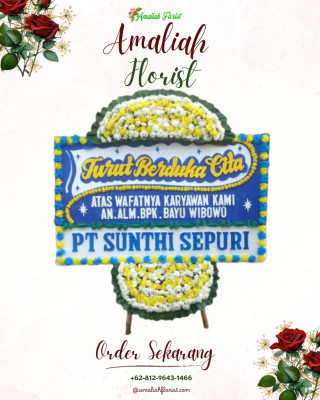 Papan Bunga Duka di Dempio Makmur