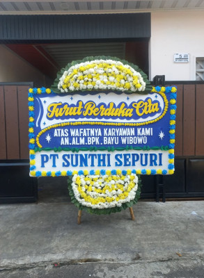 Papan Bunga Duka di Dempio Makmur